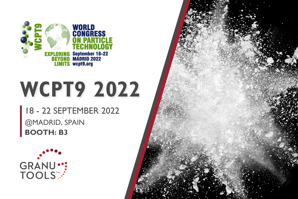 banner of Granutools to share that we will attend WCPT9